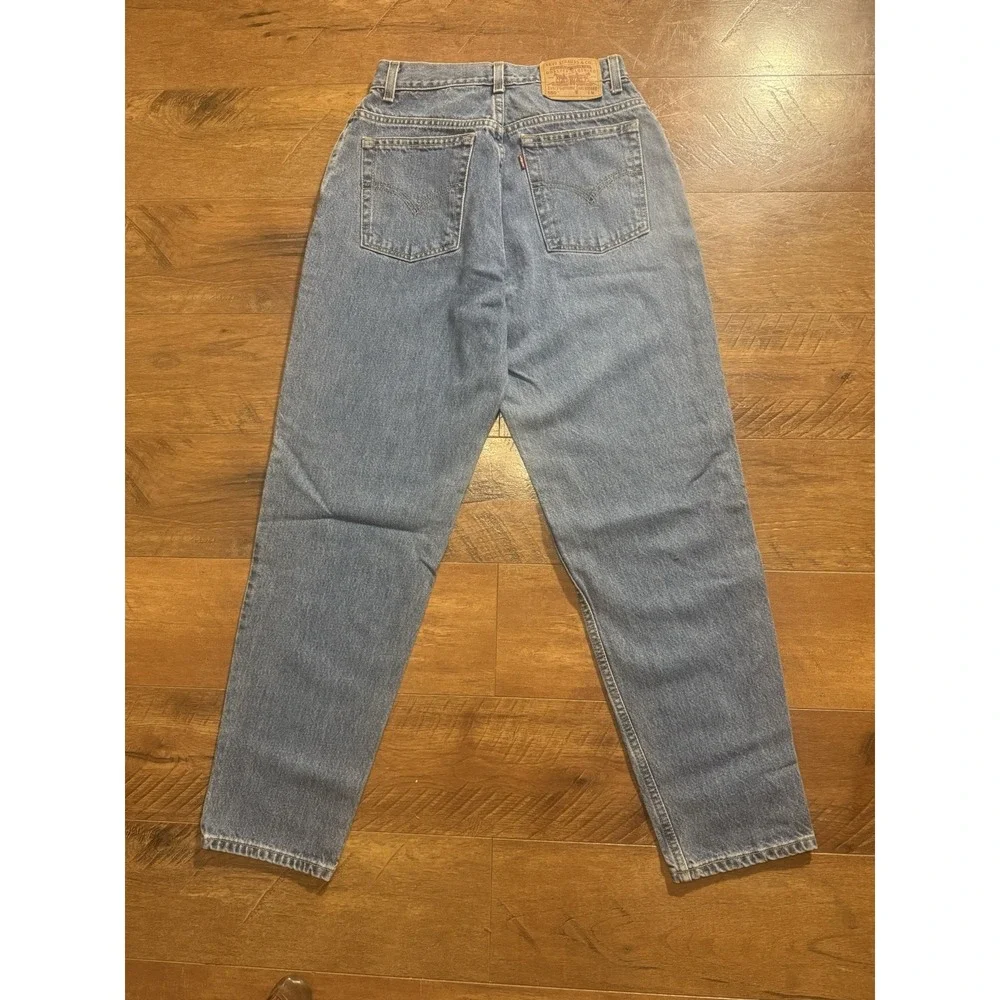 Vintage Levi Strauss 550 Jeans‎ Women's Sz 12 Relaxed Fit Tapered Leg Blue Denim